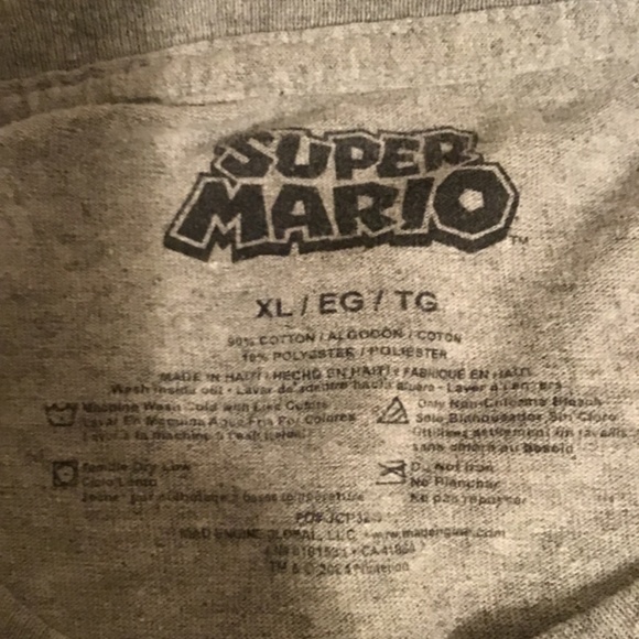 😎#137, Super Mario, pre-owned condition, see photos, unisex, XL - Picture 3 of 3